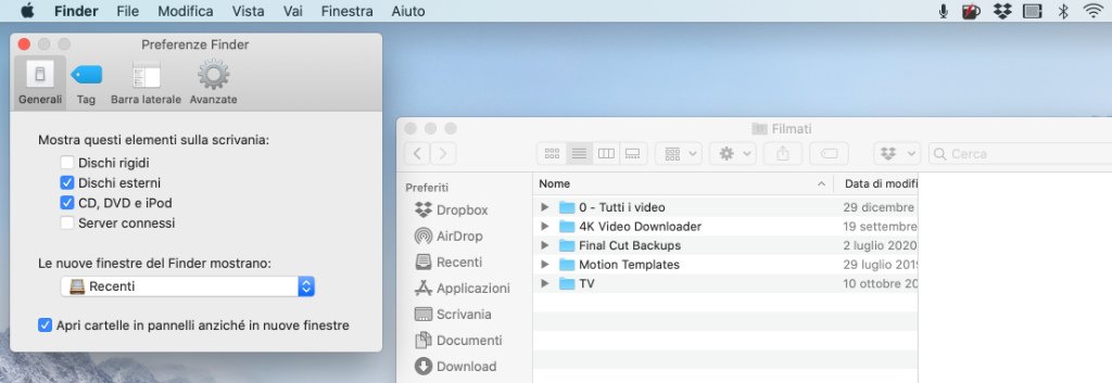 Trovare e attivare la cartella Immagini su macOS 2