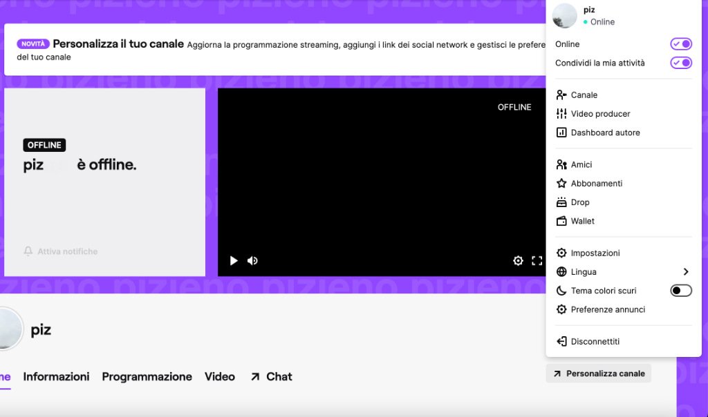 Come diventare Editor su Twitch Dashboard autore