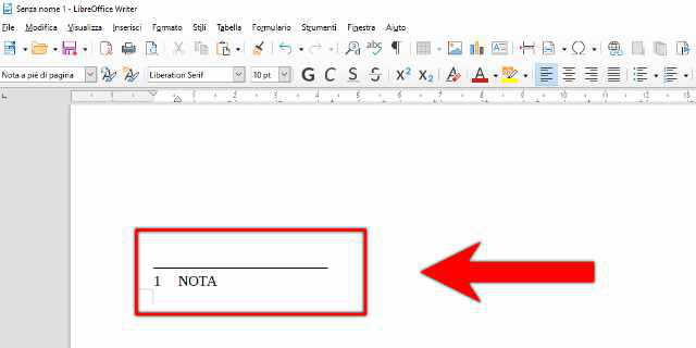 Come inserire note a pie di pagina su LibreOffice Copertina 2