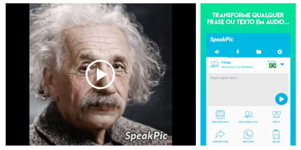 App per far parlare una immagine SpeakPic Deepfake