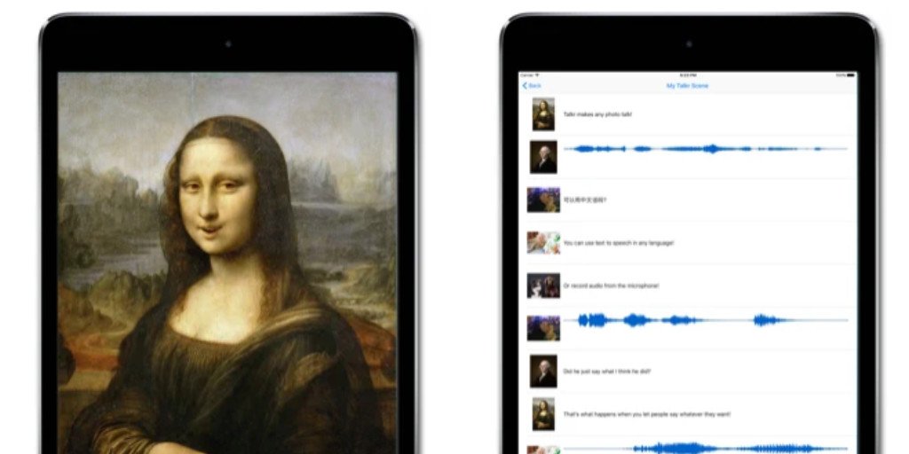 App per far parlare una immagine Talkr