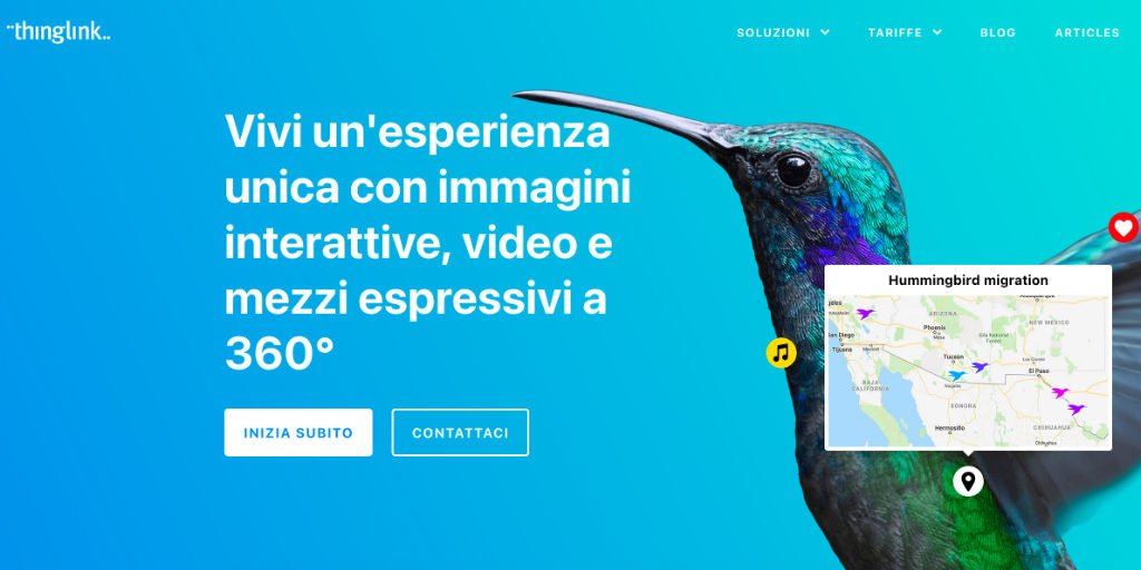 Creare una bacheca interattiva online gratis Thinglink