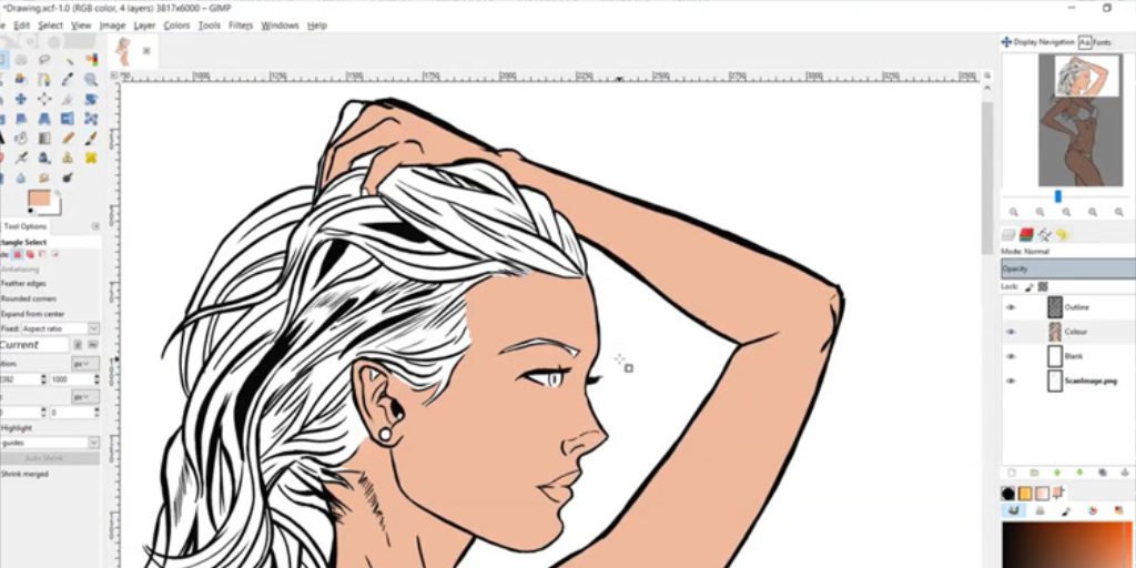 Applicazione per disegnare su pc GIMP