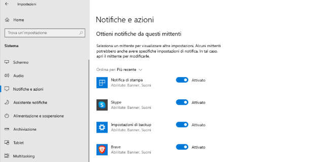 Come disattivare le notifiche su Windows 10 Copertina