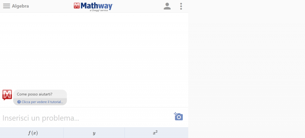 App per risolvere esercizi di matematica Mathway