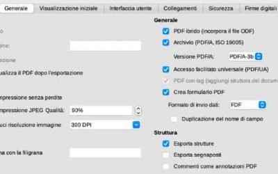 Come creare PDFA su LibreOffice Copertina
