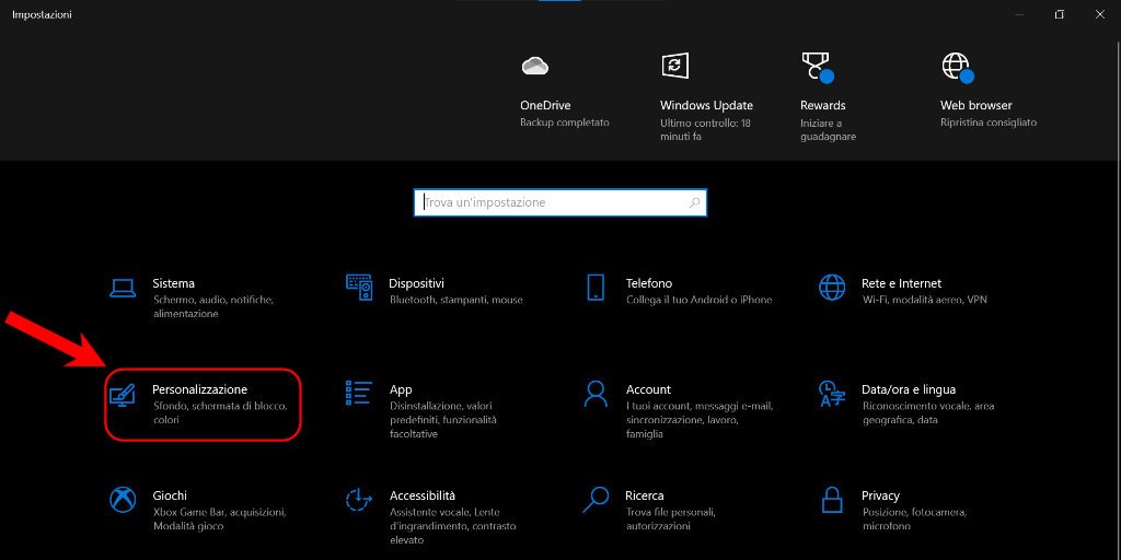 Come nascondere la barra delle applicazioni su Windows 10 1