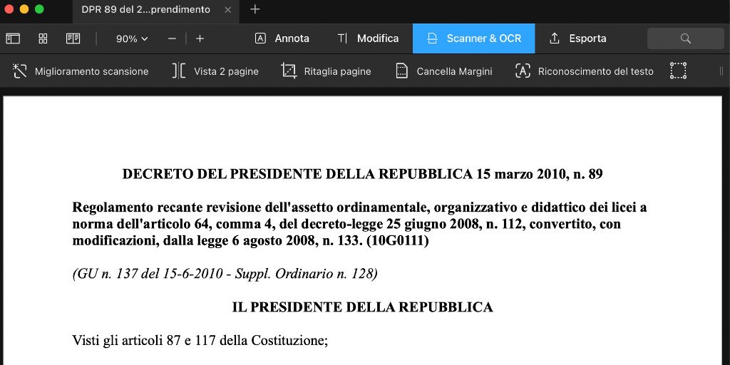 I migliori programmi con OCR per pc PDF Expert