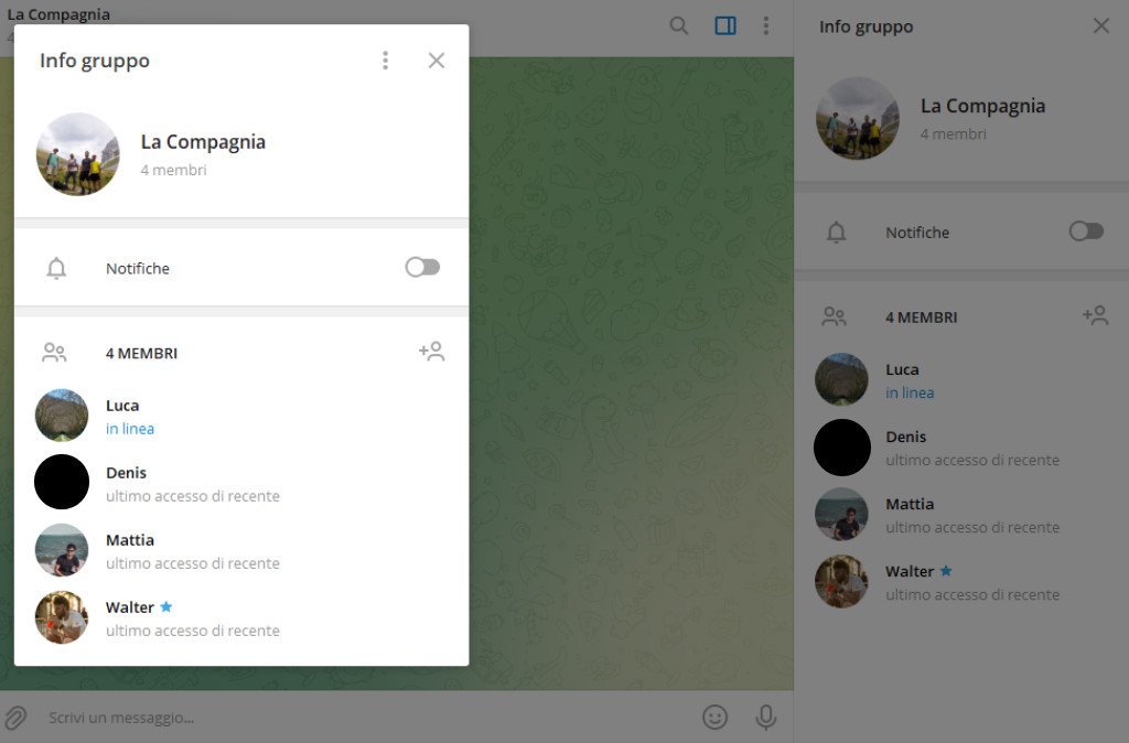 Come vedere i membri di un gruppo su Telegram Lista amici Telegram