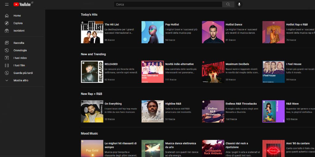 Migliori app per sentire musica sul pc YouTube