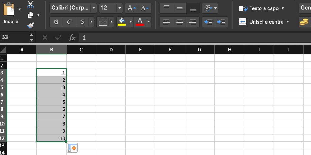Come numerare automaticamente le caselle su Excel Creazione dellelenco a colonna o a rica automatico