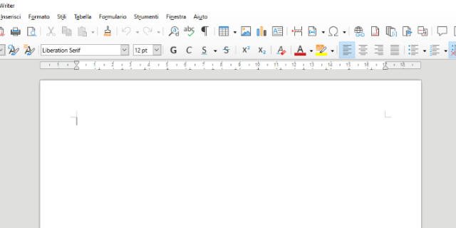 Come sistemare la barra degli strumenti su LibreOffice Writer Copertina