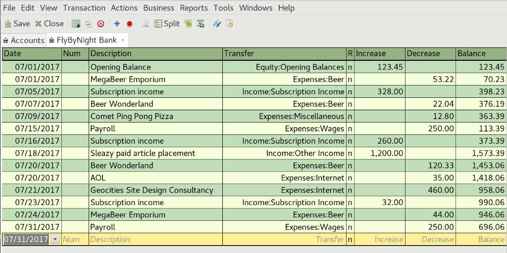 Migliori app per gestire le finanze personali Gnu Cash